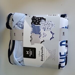 Member's Mark 5 pack Bodysuits 3 months